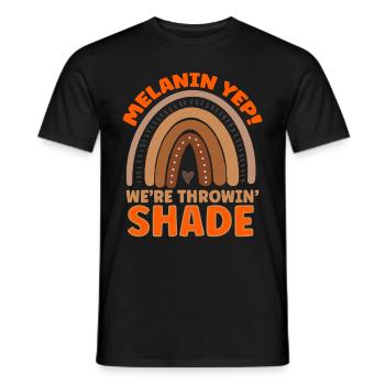 Schwarze Geschichte Monat Juneteenth Afroamerikane - Männer T-Shirt - Schwarz - Vorne - AI Model Male 178 light (178cm)