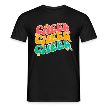 Cheerleadermädchen Cheerleading Jugend - Männer T-Shirt - Schwarz - Vorne - AI Model Male 178 light (178cm)