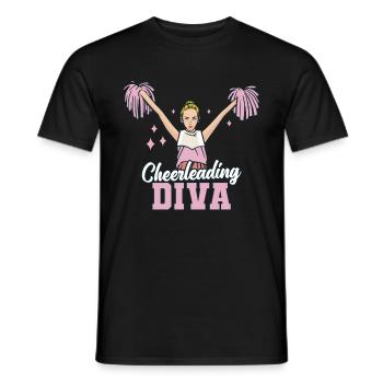 Cheerleadermädchen Cheerleading Jugend - Männer T-Shirt - Schwarz - Vorne - AI Model Male 178 light (178cm)