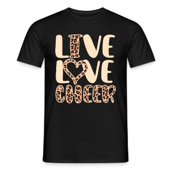 Pom-pom girl Cheerleading Jeunes - T-shirt homme - noir - Devant - AI Model Male 178 light (178cm)