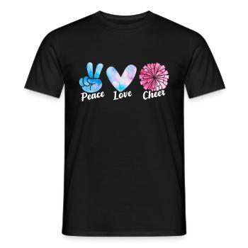 Pom-pom girl Cheerleading Jeunes - T-shirt homme - noir - Devant - AI Model Male 178 light (178cm)