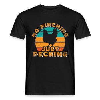 Amoureux de la poule Fermier Poulailler Amoureux de la poule - T-shirt homme - noir - Devant - AI Model Male 178 light (178cm)