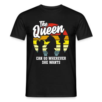 Schachspieler Stücke Schachliebhaber Mädchen - Männer T-Shirt - Schwarz - Vorne - AI Model Male 178 light (178cm)