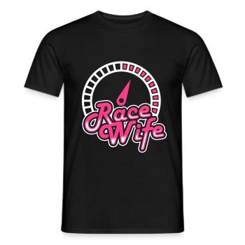 Race Woman Racing Quotes Car Racer Driver - Men's T-Shirt - black - Front - AI Model Male 178 light (178cm)