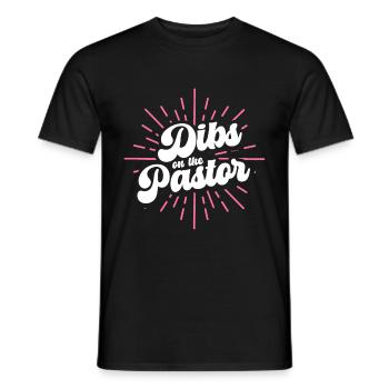 Pasteur Femme Jésus Appréciation de l’Église Chrétienne - T-shirt homme - noir - Devant - AI Model Male 178 light (178cm)