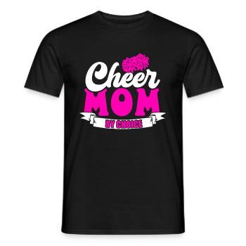 Cheer Mom Cheerleadering Cheerleader Mutter - Männer T-Shirt - Schwarz - Vorne - AI Model Male 178 light (178cm)