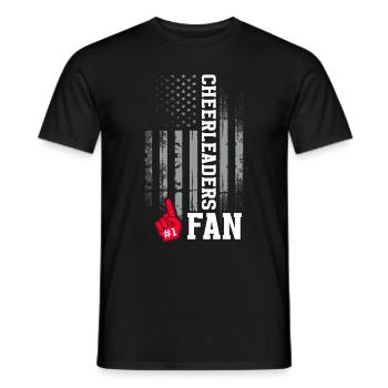 Cheer Papa Pom-pom girl Papa - T-shirt homme - noir - Devant - AI Model Male 178 light (178cm)