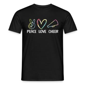 Cheerleadermädchen Cheerleading Jubel Jugend - Männer T-Shirt - Schwarz - Vorne - AI Model Male 178 light (178cm)