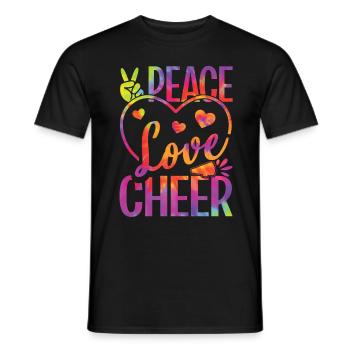 Cheerleading Girl Cheerleading Cheering Youth - T-shirt homme - noir - Devant - AI Model Male 178 light (178cm)