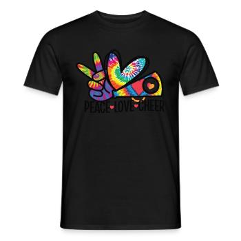 Cheerleadermädchen Cheerleading Jubel Jugend - Männer T-Shirt - Schwarz - Vorne - AI Model Male 178 light (178cm)