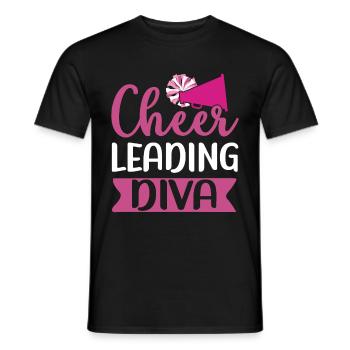 Cheerleadermädchen Cheerleading Jubel Jugend - Männer T-Shirt - Schwarz - Vorne - AI Model Male 178 light (178cm)