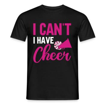 Cheerleadermädchen Cheerleading Jubel Jugend - Männer T-Shirt - Schwarz - Vorne - AI Model Male 178 light (178cm)