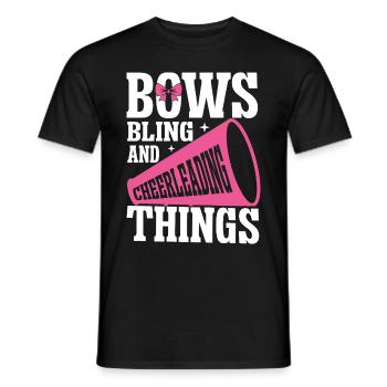 Cheerleadermädchen Cheerleading Jubel Jugend - Männer T-Shirt - Schwarz - Vorne - AI Model Male 178 light (178cm)