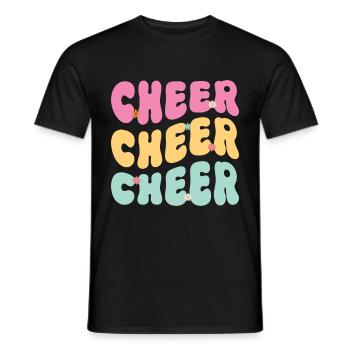 Cheerleadermädchen Cheerleading Jubel Jugend - Männer T-Shirt - Schwarz - Vorne - AI Model Male 178 light (178cm)