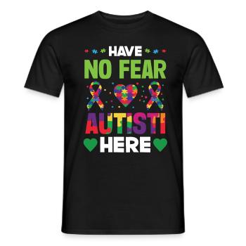 Autismusbewusstsein Unterstützen Autistische - Männer T-Shirt - Schwarz - Vorne - AI Model Male 178 light (178cm)