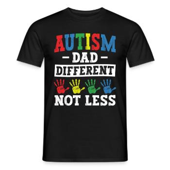 Autismusbewusstsein Unterstützen Autistische - Männer T-Shirt - Schwarz - Vorne - AI Model Male 178 light (178cm)