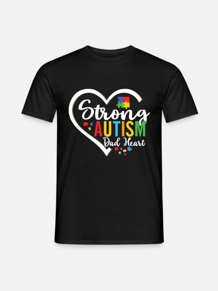 Autism awareness support autistic - Men's T-Shirt - black