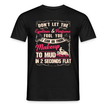 ATV Quad Bike Girl Allradfahrzeuge - Männer T-Shirt - Schwarz - Vorne - AI Model Male 178 light (178cm)