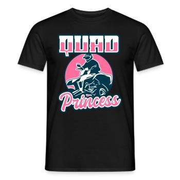 ATV Quad Bike Girl Allradfahrzeuge - Männer T-Shirt - Schwarz - Vorne - AI Model Male 178 light (178cm)