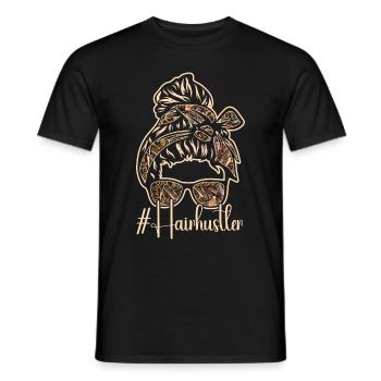 Hairstylist Hair Salon Kosmetologie - Männer T-Shirt - Schwarz - Vorne - AI Model Male 178 light (178cm)