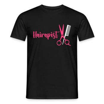 Hairstylist Hair Salon Cosmetology - Men's T-Shirt - black - Front - AI Model Male 178 light (178cm)