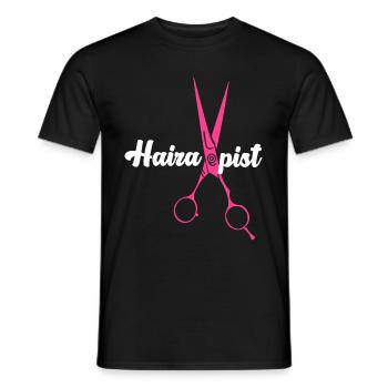Hairstylist Hair Salon Kosmetologie - Männer T-Shirt - Schwarz - Vorne - AI Model Male 178 light (178cm)