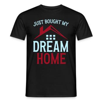 Neuer Hausbesitzer Hauswarmester Hausbesitzer - Männer T-Shirt - Schwarz - Vorne - AI Model Male 178 light (178cm)