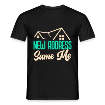 Neuer Hausbesitzer Hauswarmester Hausbesitzer - Männer T-Shirt - Schwarz - Vorne - AI Model Male 178 light (178cm)