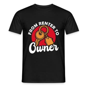 Neuer Hausbesitzer Hauswarmester Hausbesitzer - Männer T-Shirt - Schwarz - Vorne - AI Model Male 178 light (178cm)