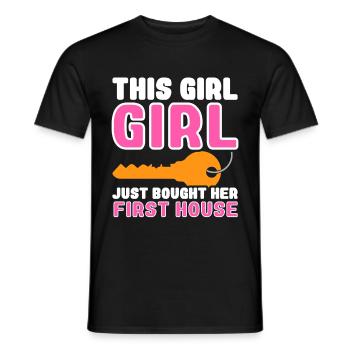 Neuer Hausbesitzer Hauswarmester Hausbesitzer - Männer T-Shirt - Schwarz - Vorne - AI Model Male 178 light (178cm)