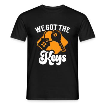 Neuer Hausbesitzer Hauswarmester Hausbesitzer - Männer T-Shirt - Schwarz - Vorne - AI Model Male 178 light (178cm)