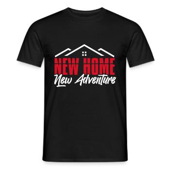 Neuer Hausbesitzer Hauswarmester Hausbesitzer - Männer T-Shirt - Schwarz - Vorne - AI Model Male 178 light (178cm)
