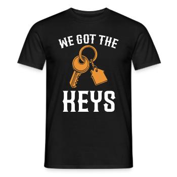 Neuer Hausbesitzer Hauswarmester Hausbesitzer - Männer T-Shirt - Schwarz - Vorne - AI Model Male 178 light (178cm)