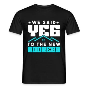 Neuer Hausbesitzer Hauswarmester Hausbesitzer - Männer T-Shirt - Schwarz - Vorne - AI Model Male 178 light (178cm)