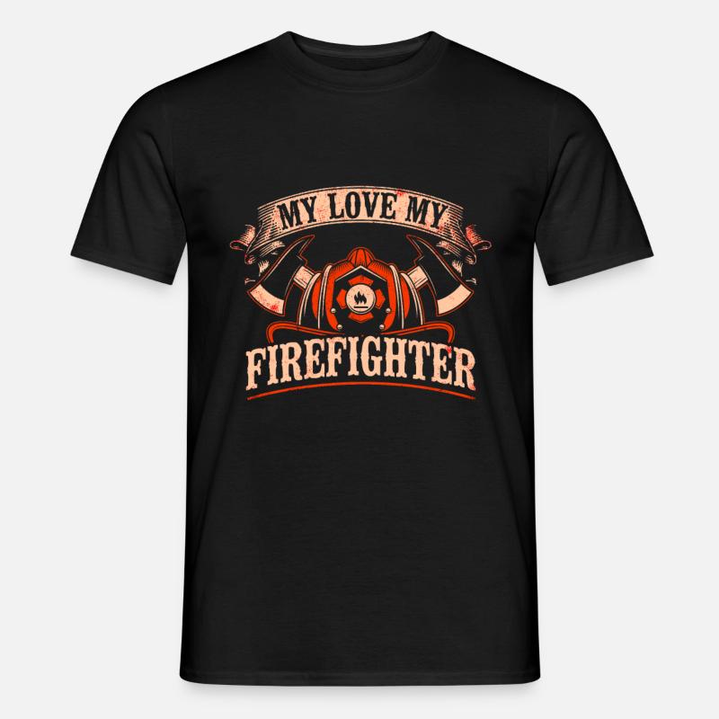 Firefighter Fire Crews ́ - Men's T-Shirt - black