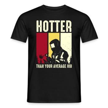Welding Welding Worker Metalworking - Men's T-Shirt - black - Front - AI Model Male 178 light (178cm)