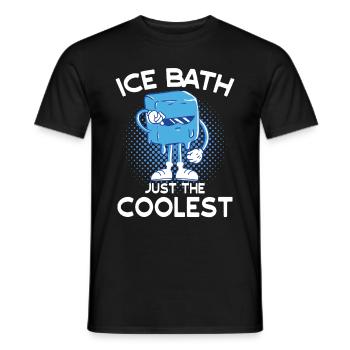 Bain de glace à l’eau glacée juste le cadeau d’idée le plus cool - T-shirt homme - noir - Devant - AI Model Male 178 light (178cm)