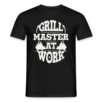 Griller le porc - T-shirt homme - noir - Devant - AI Model Male 178 light (178cm)