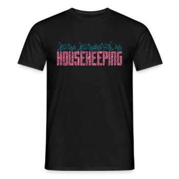 Housekeeping Week Geschenke Reinigungsliebhaber - Männer T-Shirt - Schwarz - Vorne - AI Model Male 178 light (178cm)
