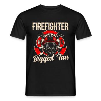 Feuerwehrmutter Feuerwehr Mutter - Männer T-Shirt - Schwarz - Vorne - AI Model Male 178 light (178cm)
