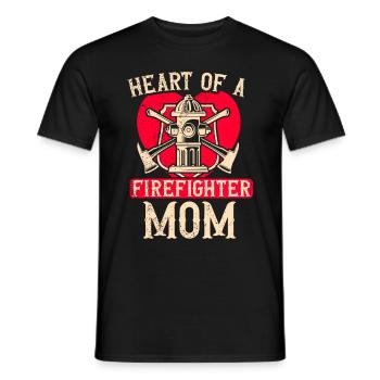 Feuerwehrmutter Feuerwehr Mutter - Männer T-Shirt - Schwarz - Vorne - AI Model Male 178 light (178cm)