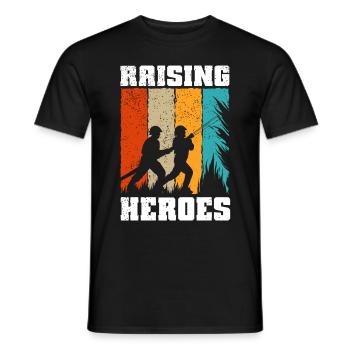 Feuerwehrmutter Feuerwehr Mutter - Männer T-Shirt - Schwarz - Vorne - AI Model Male 178 light (178cm)