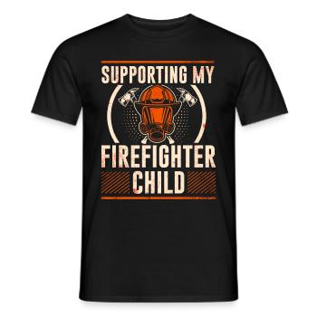 Feuerwehrmutter Feuerwehr Mutter - Männer T-Shirt - Schwarz - Vorne - AI Model Male 178 light (178cm)