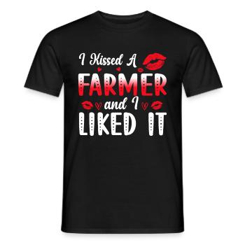Farmfrau Landwirt Landwirtschaft Landwirtschaft - Männer T-Shirt - Schwarz - Vorne - AI Model Male 178 light (178cm)