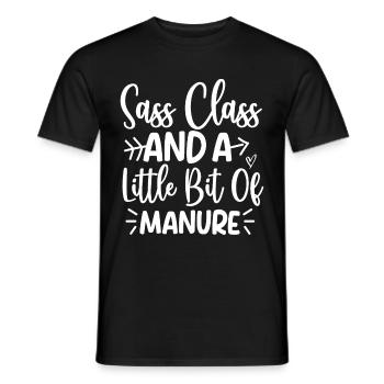 Farmfrau Landwirt Landwirtschaft Landwirtschaft - Männer T-Shirt - Schwarz - Vorne - AI Model Male 178 light (178cm)