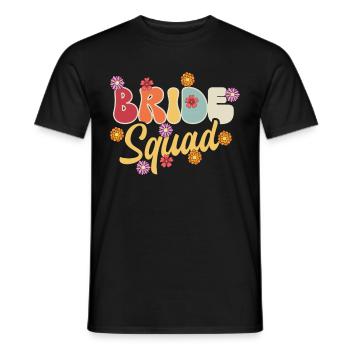 Groovy Bride Bachelorette Bridal Shower - T-shirt homme - noir - Devant - AI Model Male 178 light (178cm)