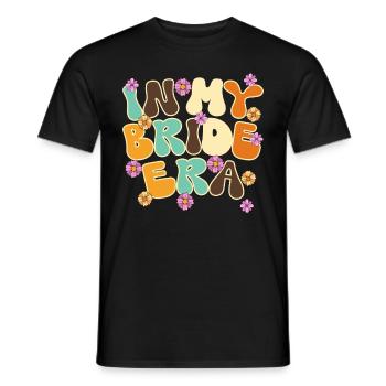 Groovy Bride Bachelorette Bridal Shower - T-shirt homme - noir - Devant - AI Model Male 178 light (178cm)