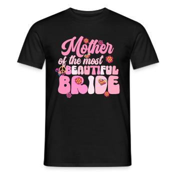 Groovy Braut Bachelorette Brautparty - Männer T-Shirt - Schwarz - Vorne - AI Model Male 178 light (178cm)