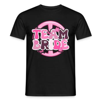 Groovy Bride Bachelorette Bridal Shower - T-shirt homme - noir - Devant - AI Model Male 178 light (178cm)
