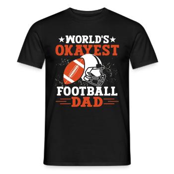 Soccer Dad Proud Soccer Dad Father's Day - Men's T-Shirt - black - Front - AI Model Male 178 light (178cm)